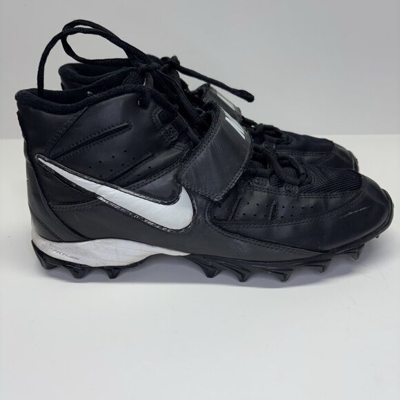 Nike Phylon Football Cleats 308384-011 Black Men’s Sz 10 Sports Outdoor Shoes - Picture 1 of 10